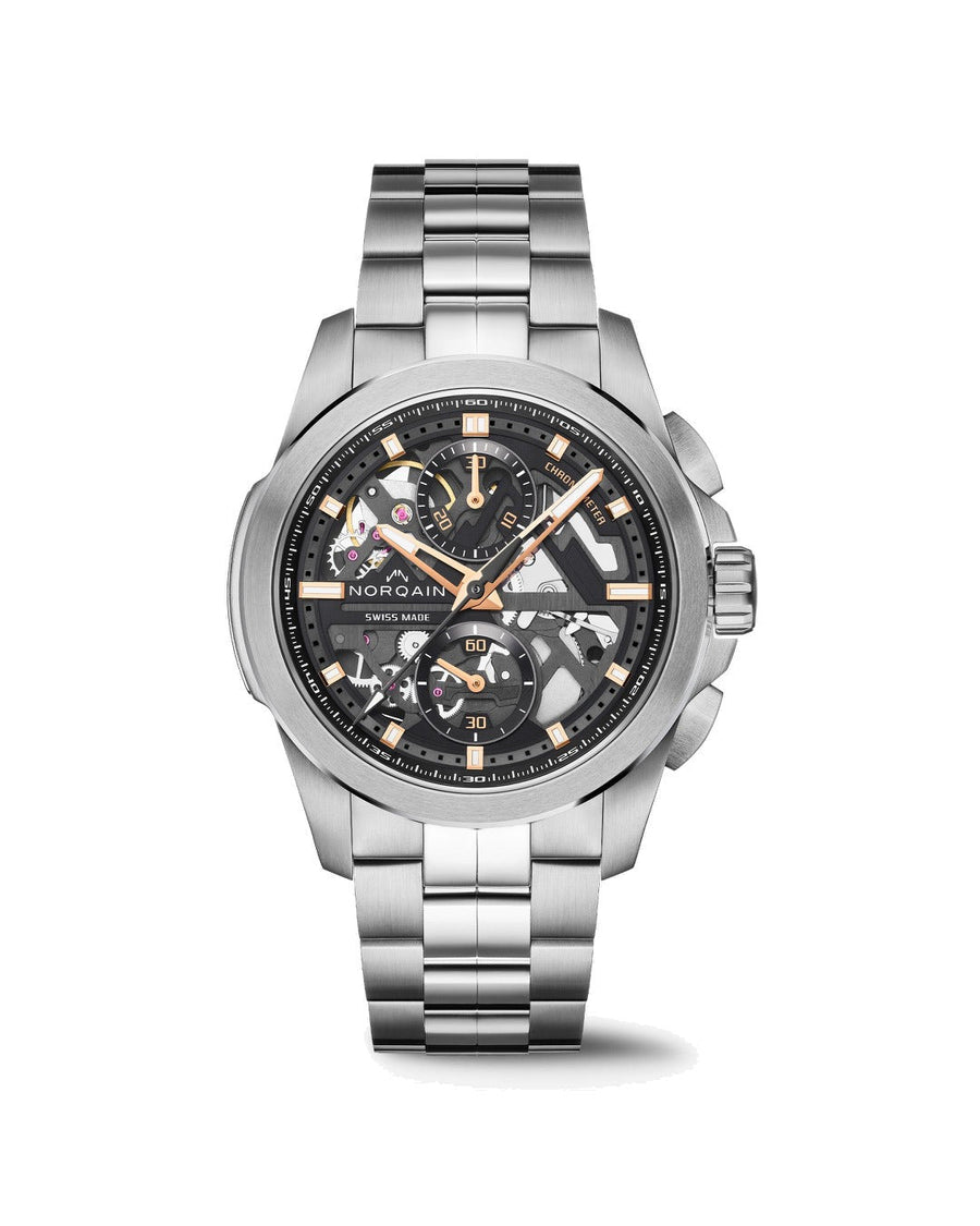 NORQAIN Independence Skeleton Chrono N3200.40S01.B01.S01