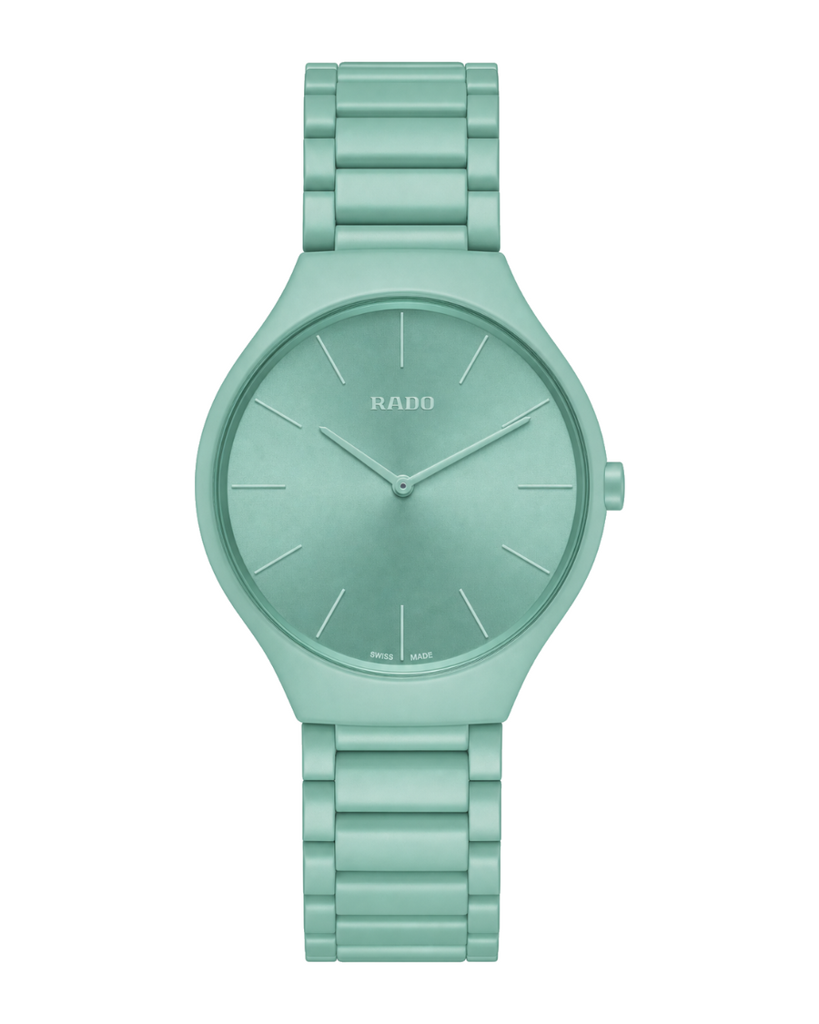 Rado True Thinline Les Couleurs™ Le Corbusier Slightly Greyed English Green 32041