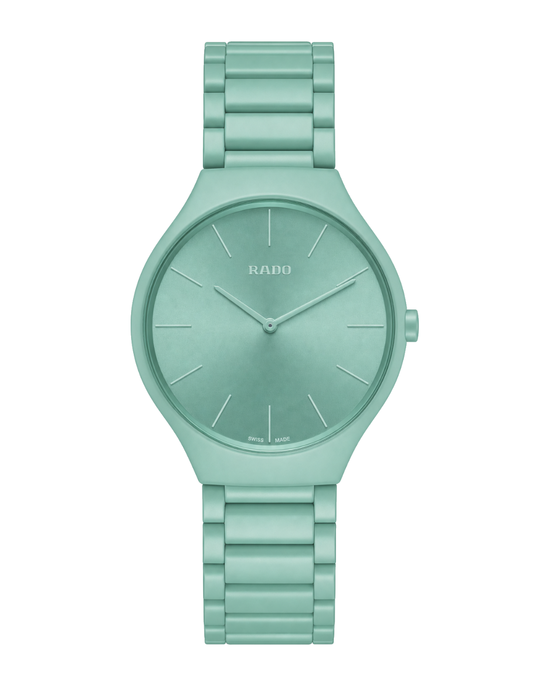 Rado True Thinline Les Couleurs™ Le Corbusier Slightly Greyed English Green 32041 Ref. R27096662