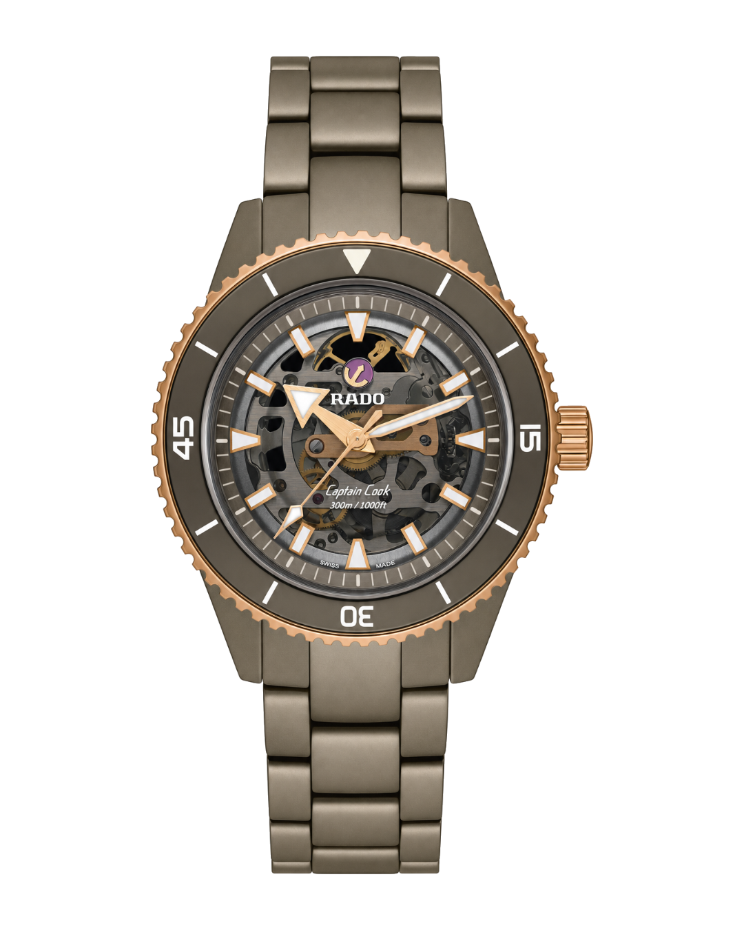 Rado Captain Cook High-Tech Ceramic Skeleton Ref. R32150162