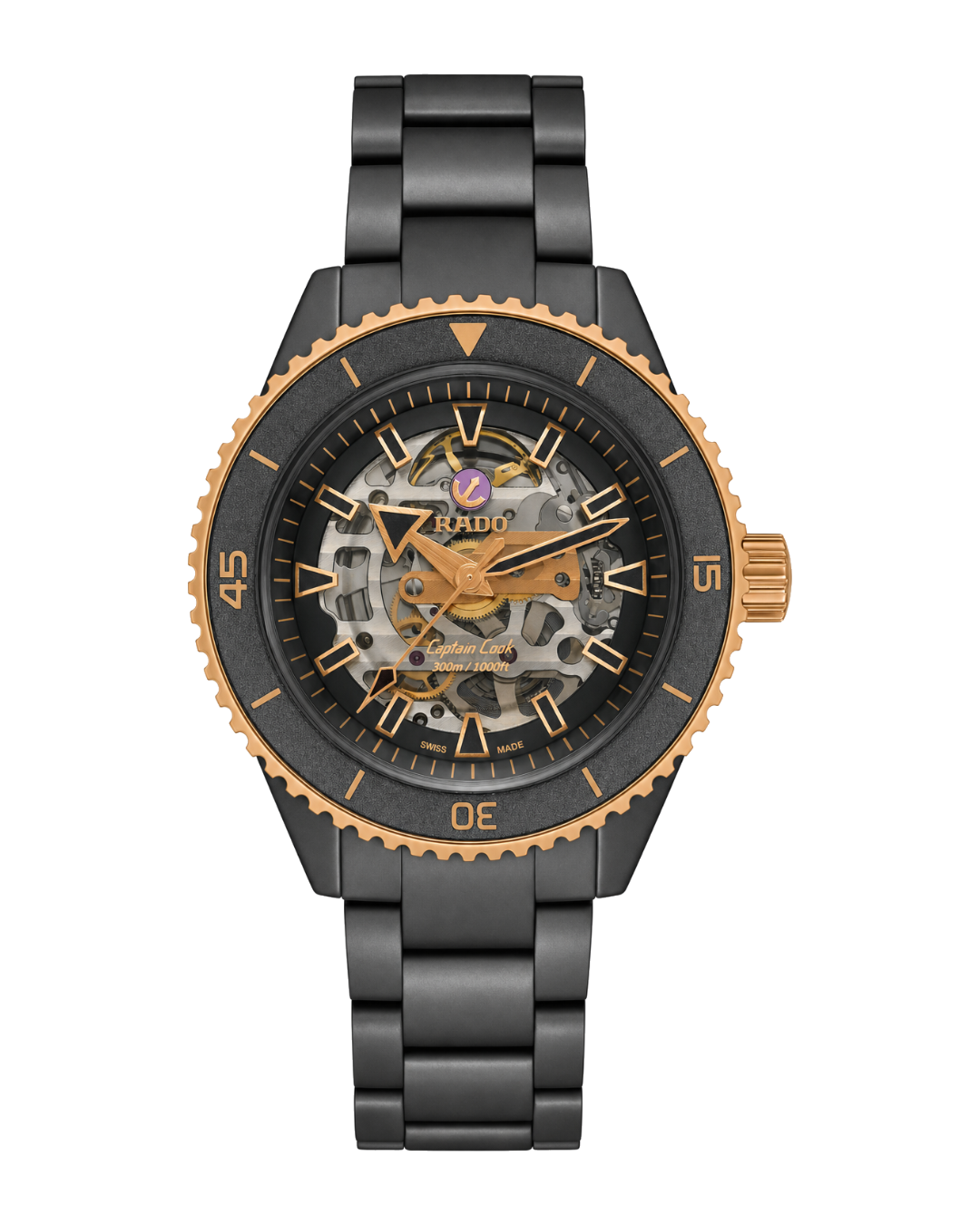 Rado Captain Cook High-Tech Ceramic Skeleton Ref. R32192152